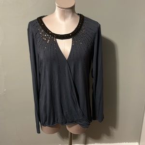 Bke boutique bling banded bottom top